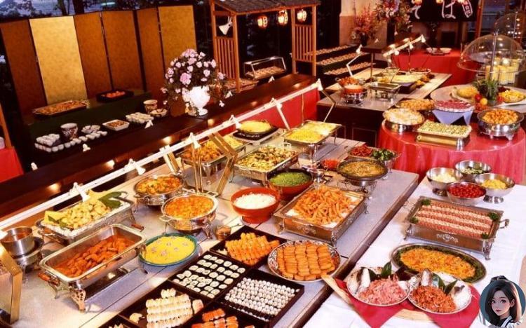 cach an buffet