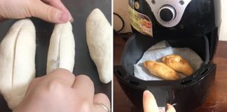 Cách làm bánh mì bằng nồi chiên không dầu đơn giản, giòn xốp, thơm nức thích mê