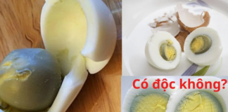 Lòng đỏ trứng luộc chuyển sang màu xanh đậm, có nên ăn không?