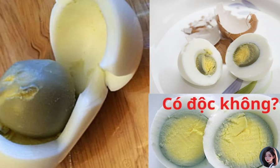 Màu xanh này không gây hại cho sức khỏe người ăn, cũng không ảnh hưởng đến hương vị, chỉ làm giảm thẩm mỹ. 