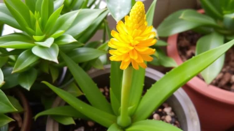 Vì quá trình này đòi hỏi rất nhiều năng lượng, nên không phải cây nha đam nào cũng có thể nở hoa