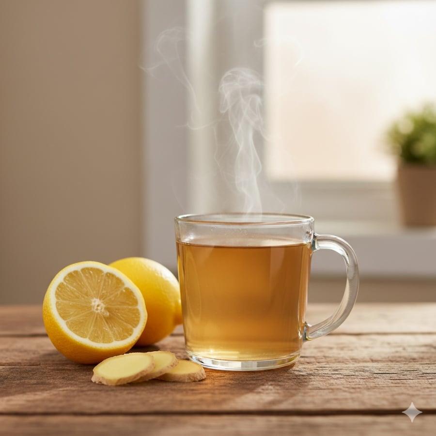 Uṓng nước gừng chanh ấm mỗi sáng giúp gan thải ᵭộc và cải thiện tiêu hóa.