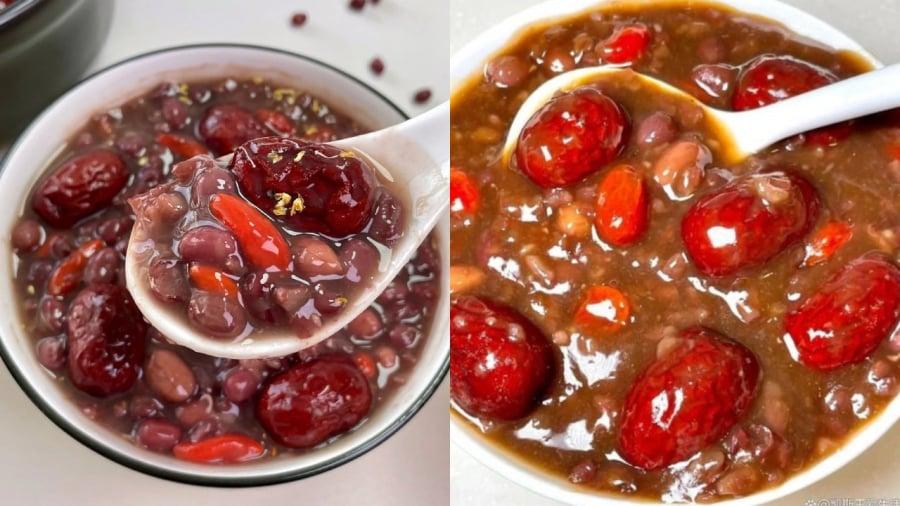 Chè ngũ hồng là món ăn có tác dụng bồi bổ khí huyết rất tốt.