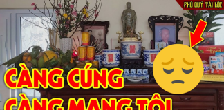 Có 1 thứ trên bàn thờ càng để lâu càng mất lộc, nhiều nhà không biết bày quanh năm